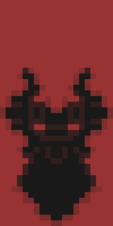 dragon on red background