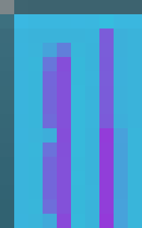 blue and purple manepear cape