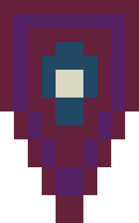 long triangle shaped cape