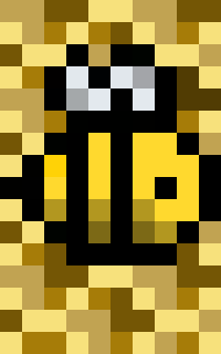 BEE - with cool bee themed elytra
