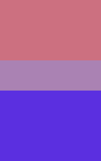 bisexual flag cape