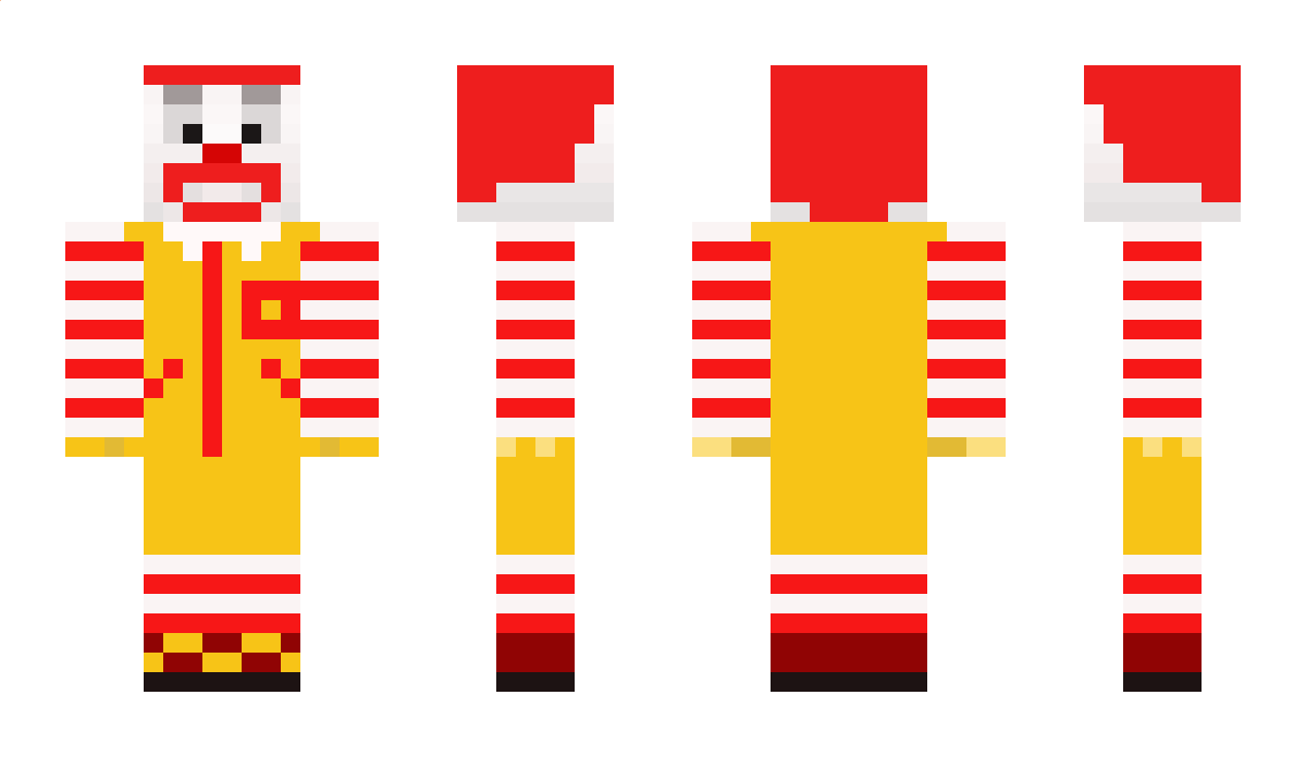 creepy_clown Minecraft Skin