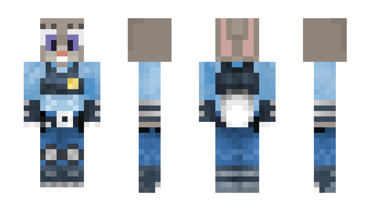 JudyHoppsYT Minecraft Skin