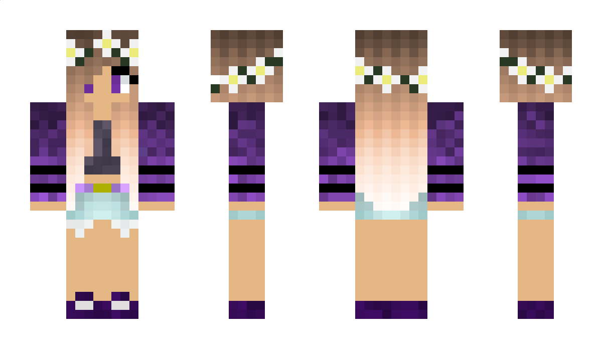 CyberGirl Minecraft Skin