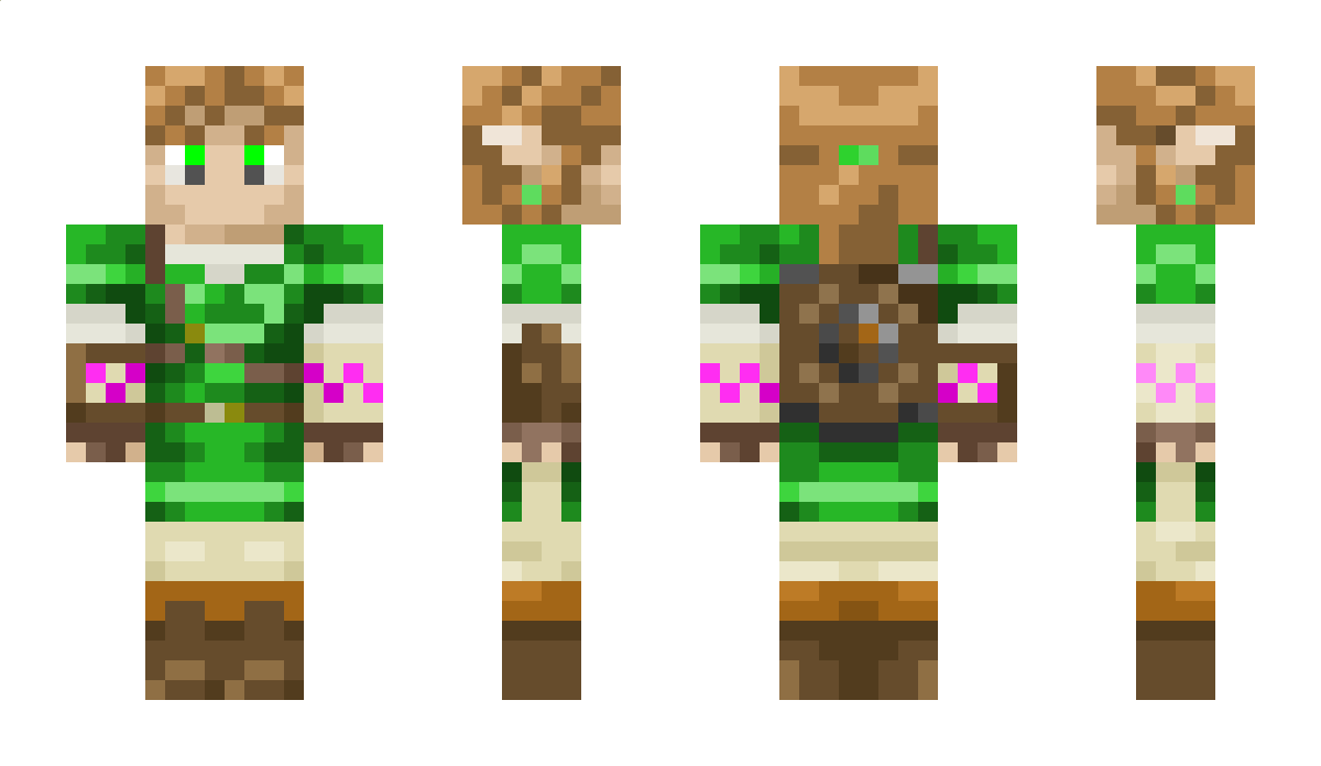 greenTetrahedron Minecraft Skin