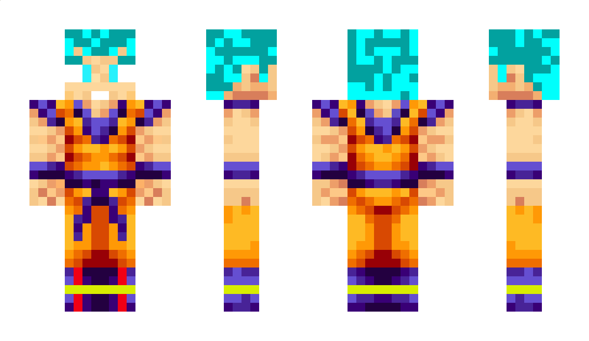 Goku_Blue Minecraft Skin