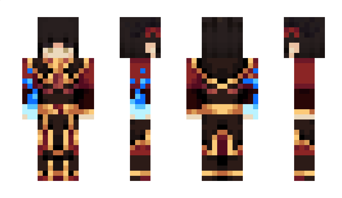 Azula Minecraft Skin