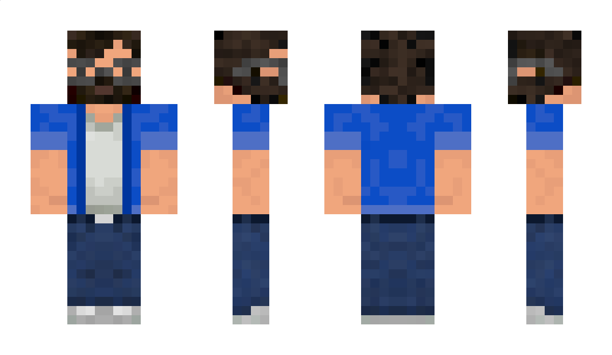 JbluGaming Minecraft Skin