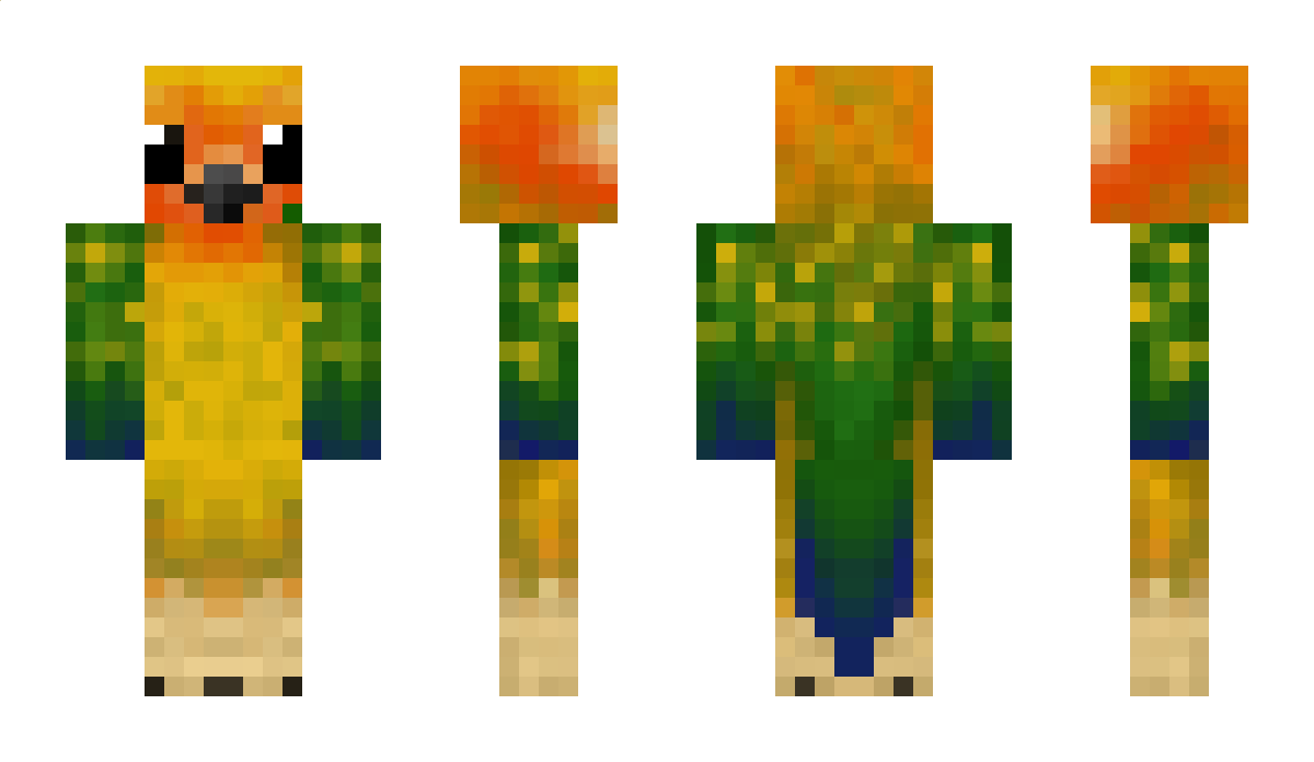 PixelParrot Minecraft Skin