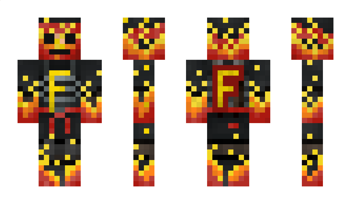 Flaming Minecraft Skin