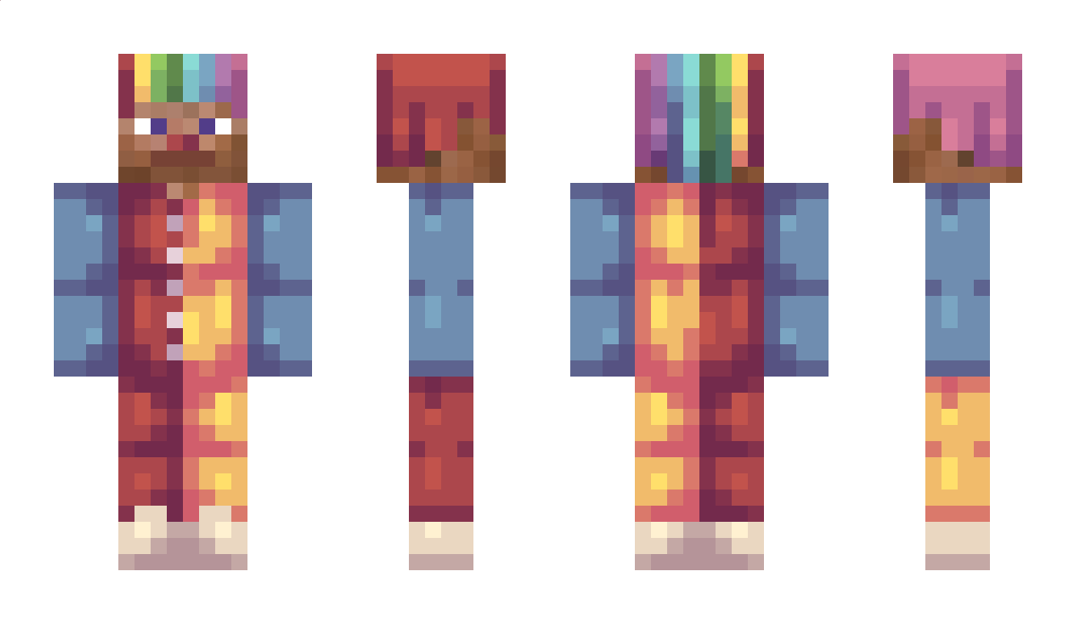 ClownSteve Minecraft Skin
