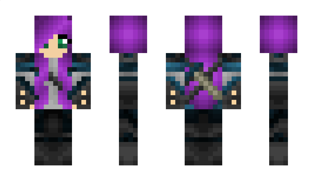 Black2silver Minecraft Skin