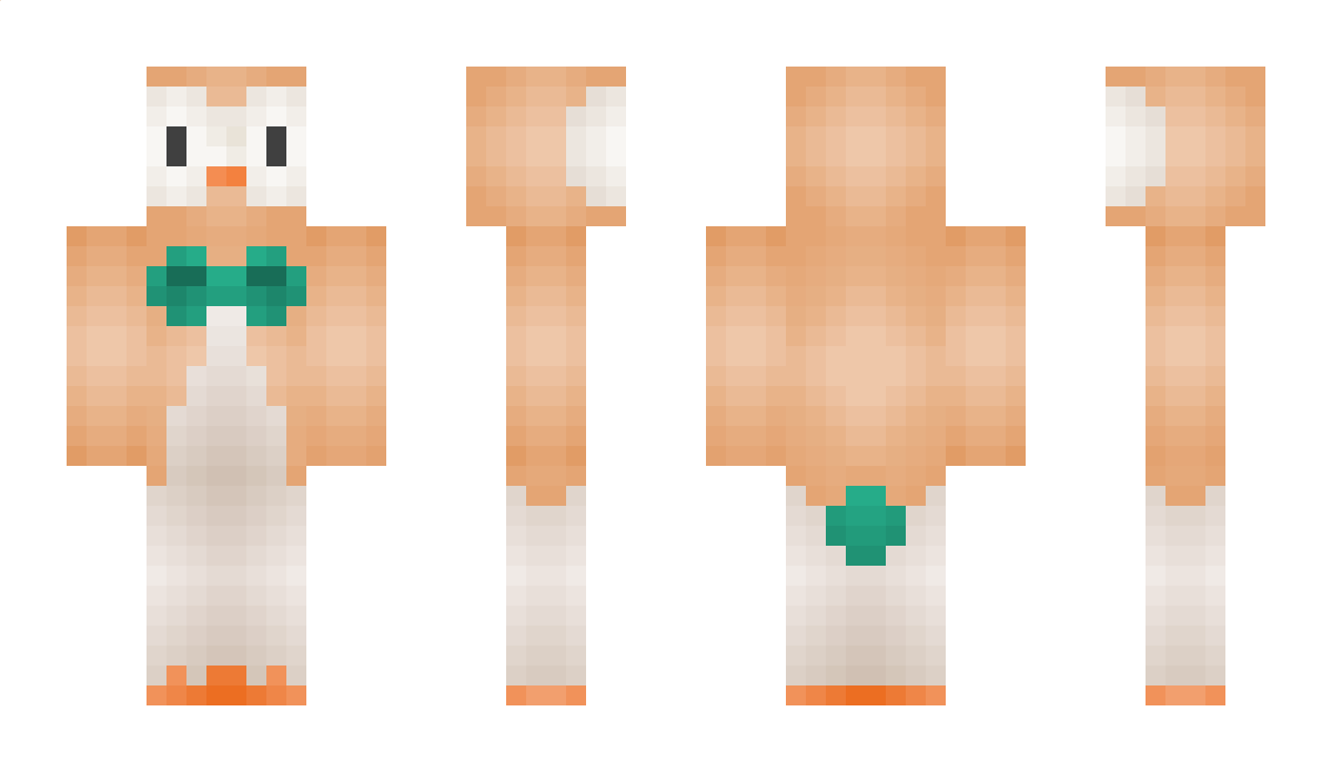 PokeRowlet Minecraft Skin