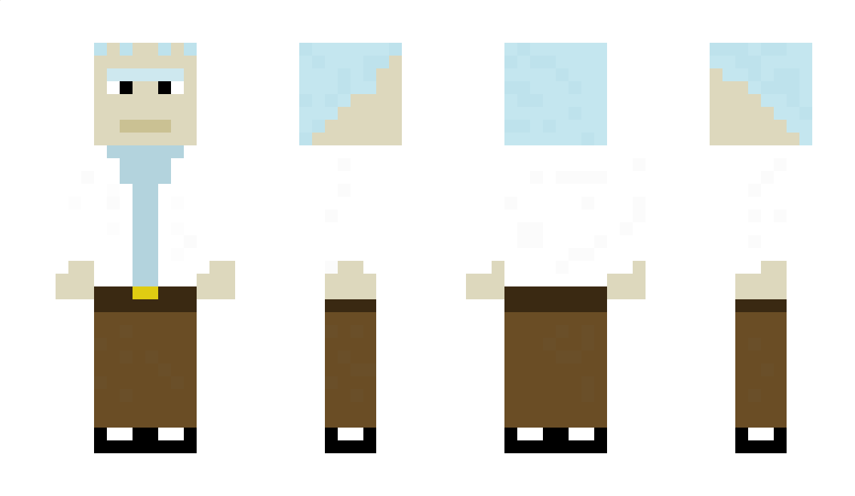 RealRickSanches Minecraft Skin