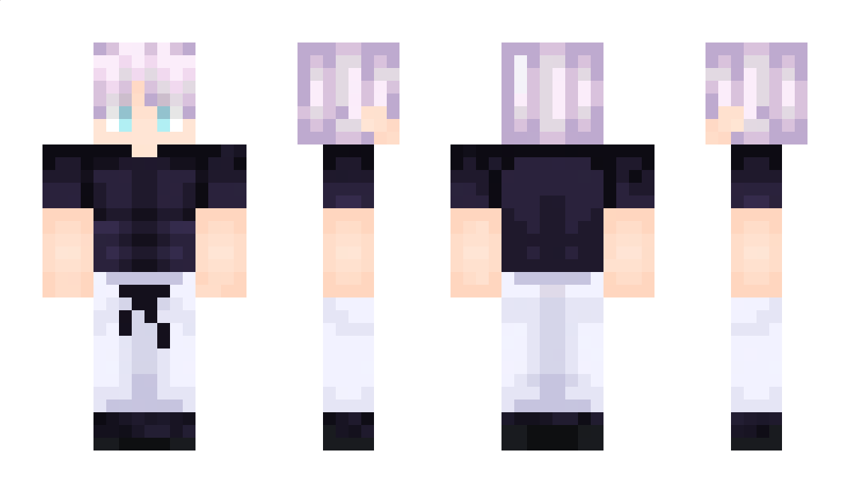 GojoGlazer Minecraft Skin