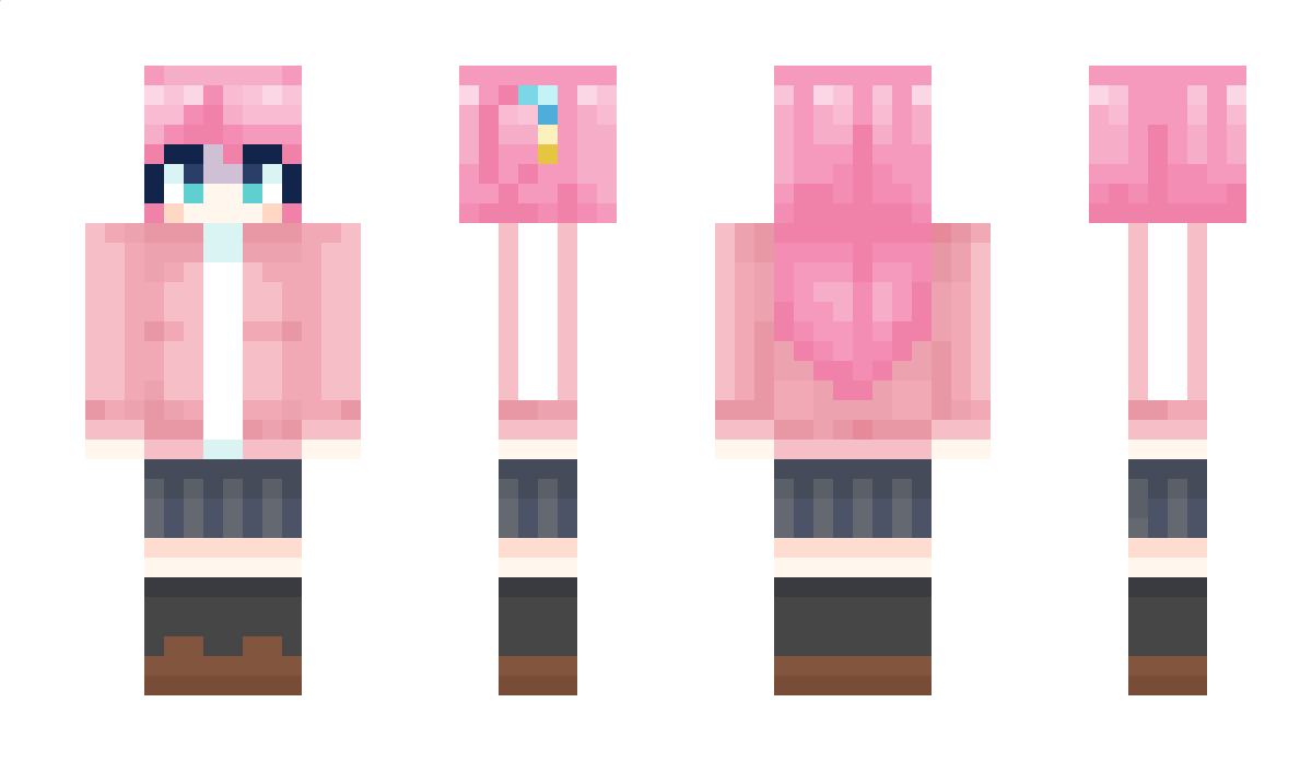 Hitori_Gotou Minecraft Skin