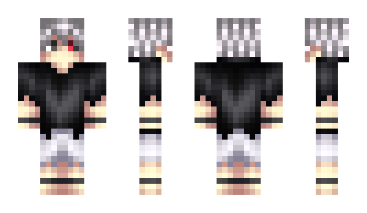 Ken_kaneki Minecraft Skin