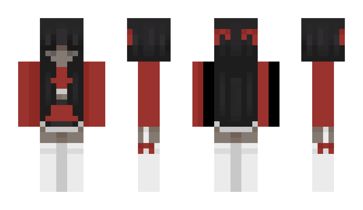 overlayed Minecraft Skin