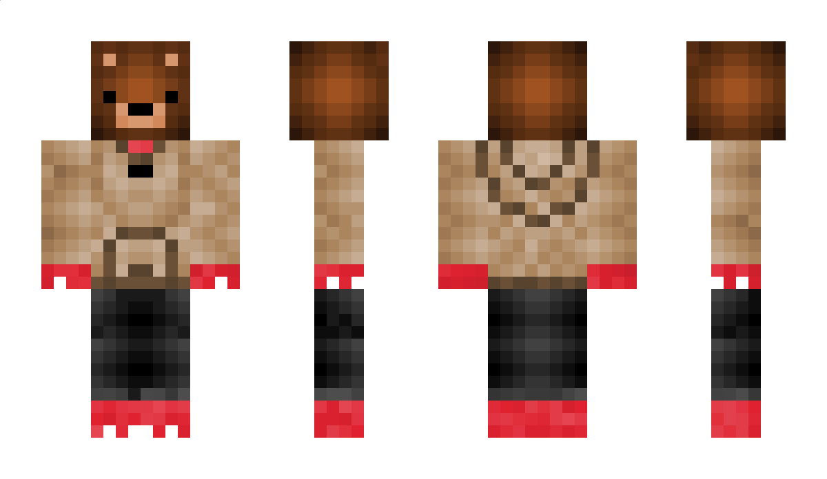 Raptorbear Minecraft Skin