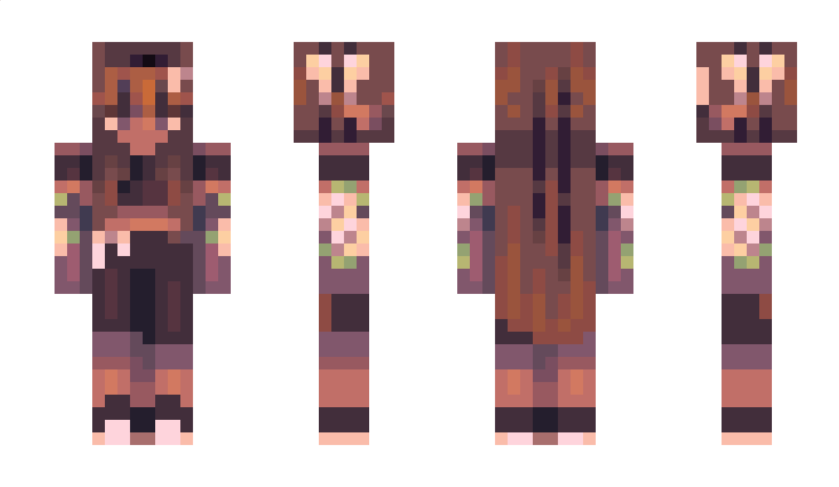 VolcanoGirl Minecraft Skin