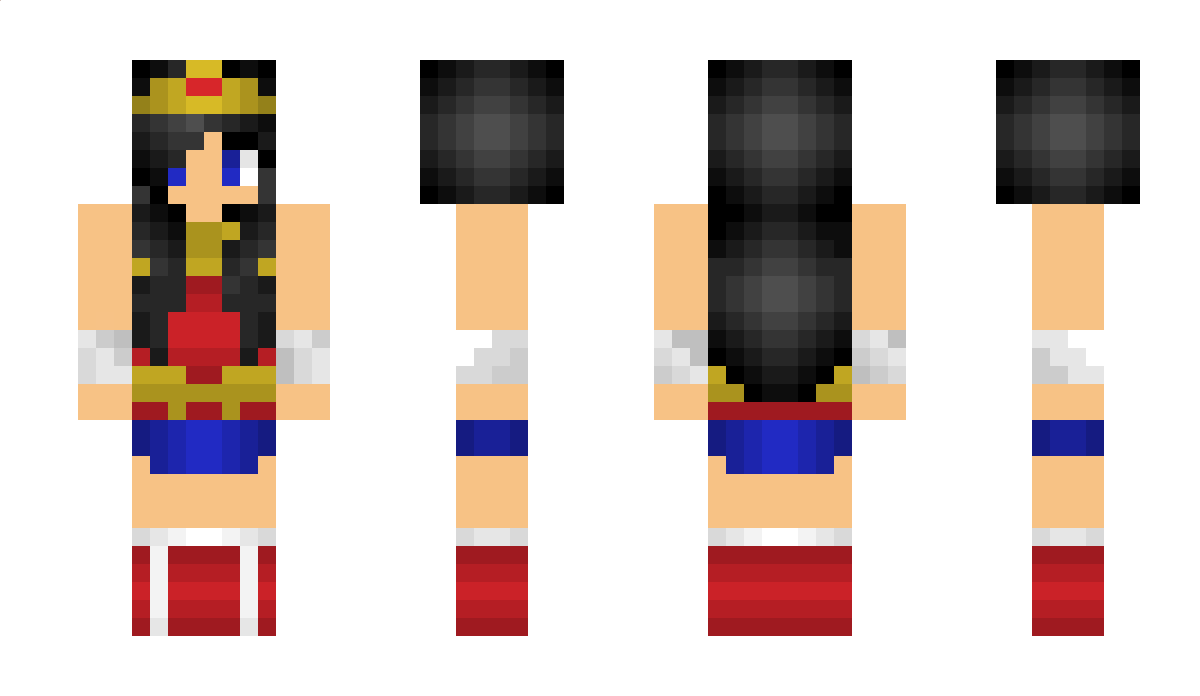 MujerMaravilla Minecraft Skin