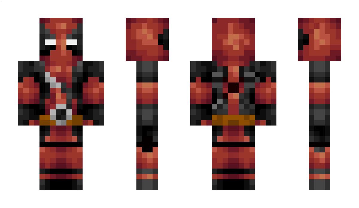 RealDeadpool Minecraft Skin