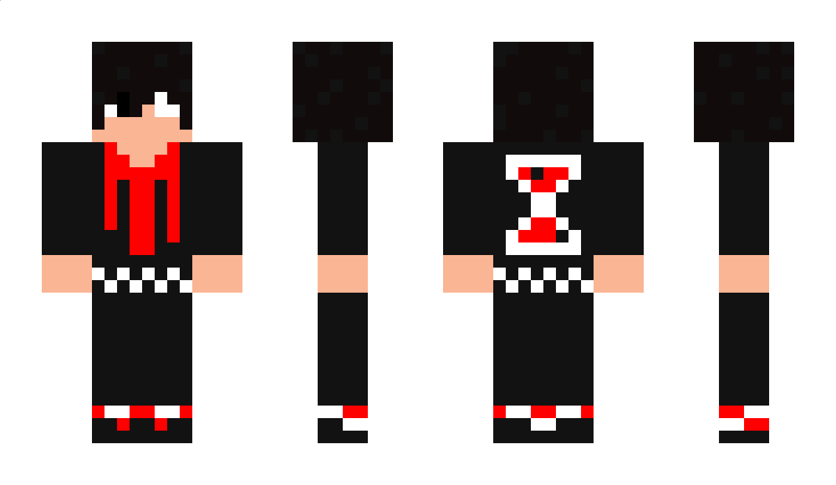 BlackWhite Minecraft Skin