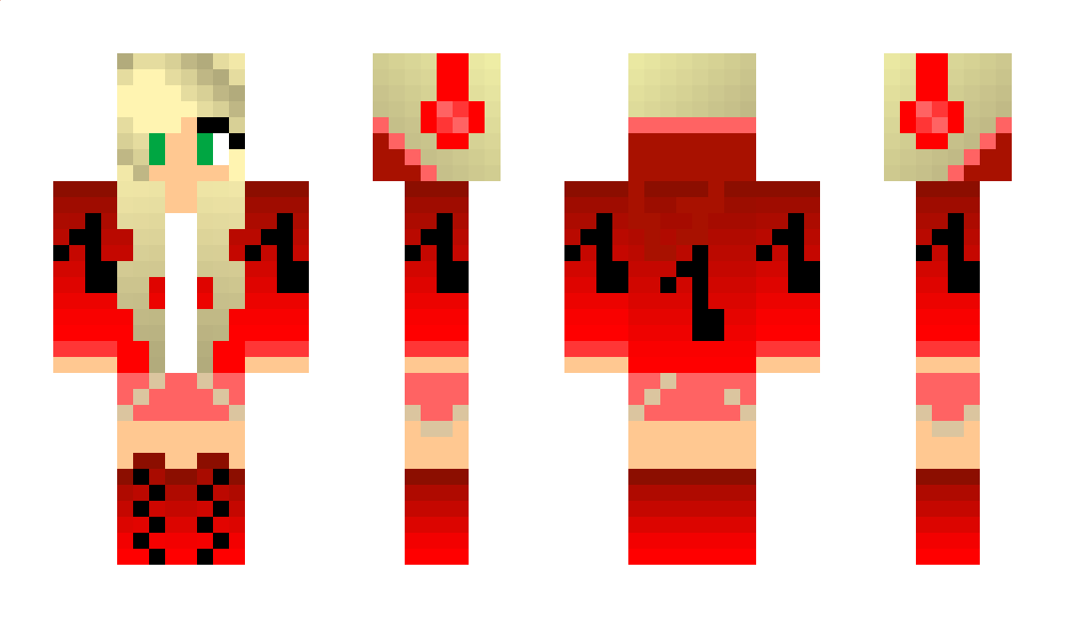 Klavierspielerin Minecraft Skin