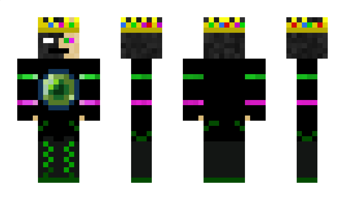 Wi7her3d Minecraft Skin