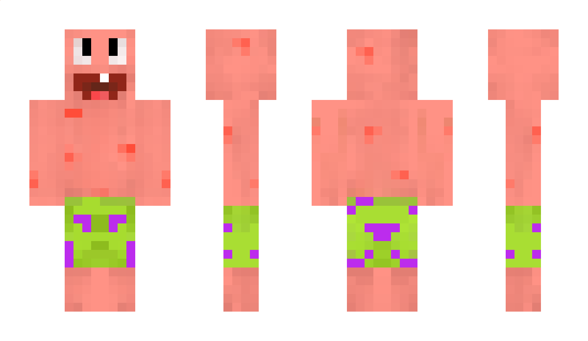 Rozowy Minecraft Skin