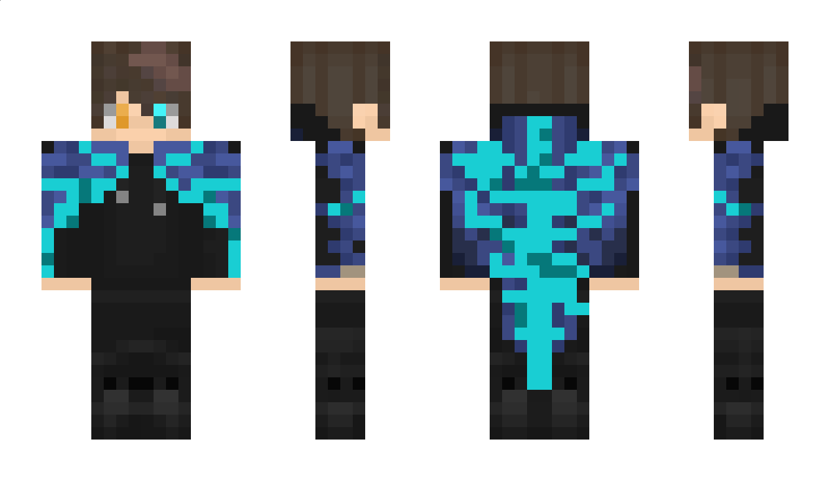 TCraptorBlue Minecraft Skin