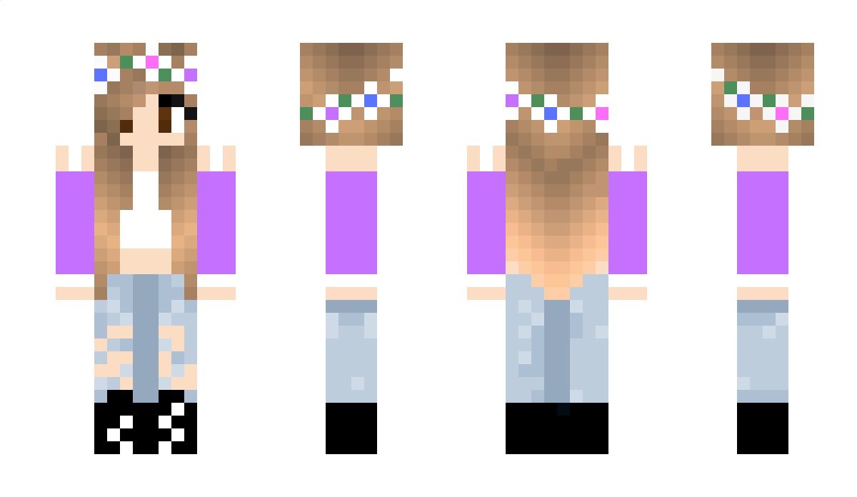 SkyGirl Minecraft Skin