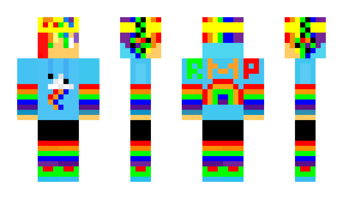 RainbowMoonPony Minecraft Skin