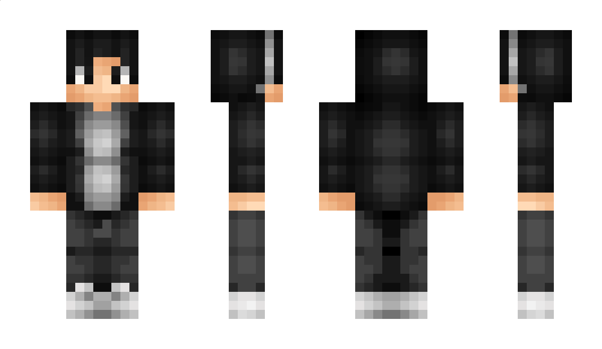 BlackHoodieKid Minecraft Skin