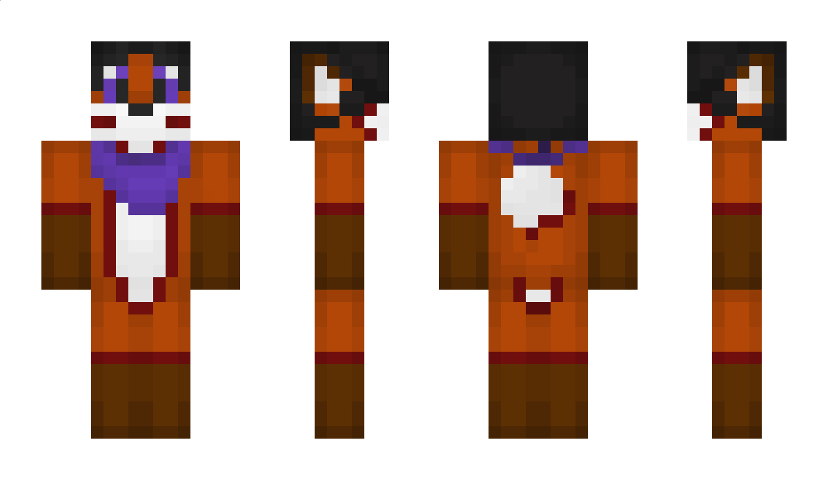 AdventureFox Minecraft Skin