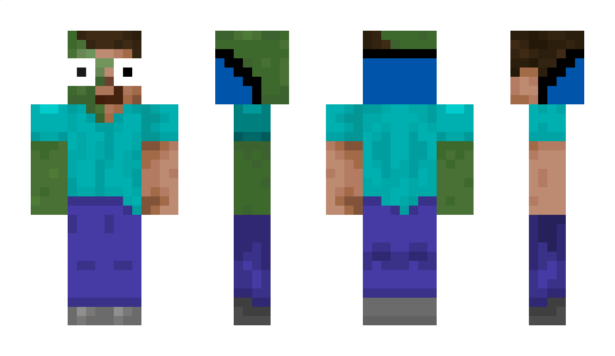 zombiehalfhuman Minecraft Skin