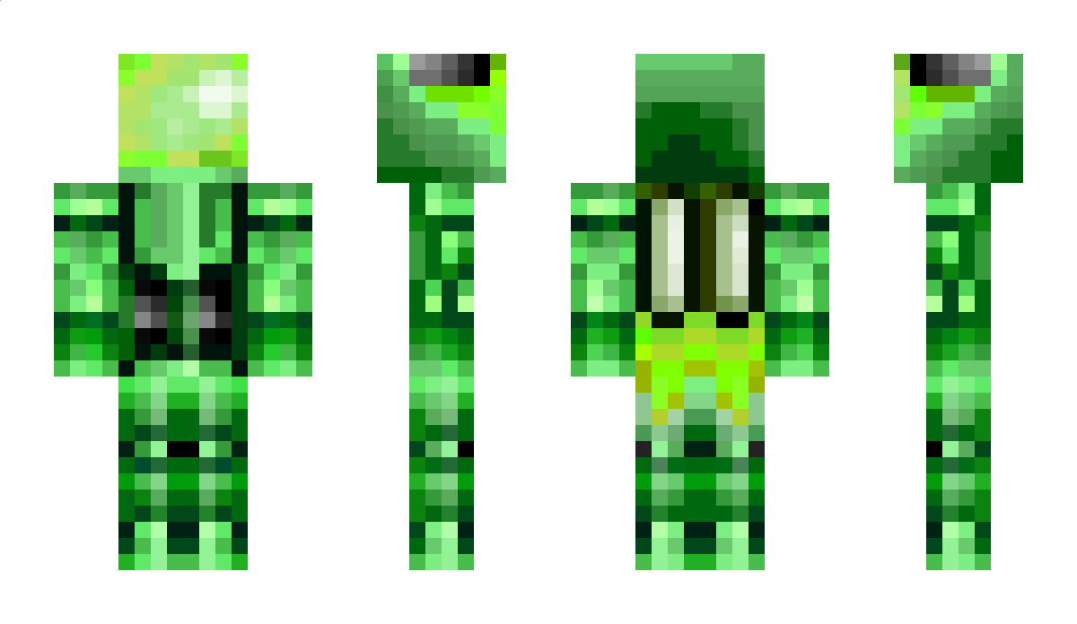 SkyLime Minecraft Skin