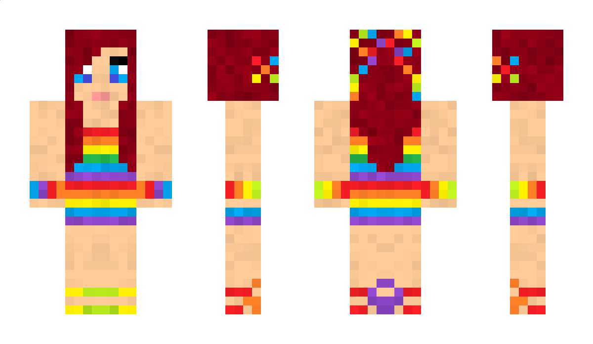 Rainbowtastic Minecraft Skin