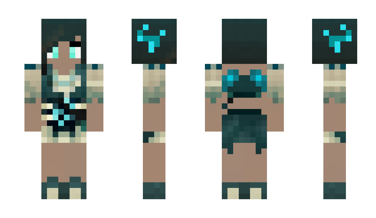 7_Fold_Minellia Minecraft Skin