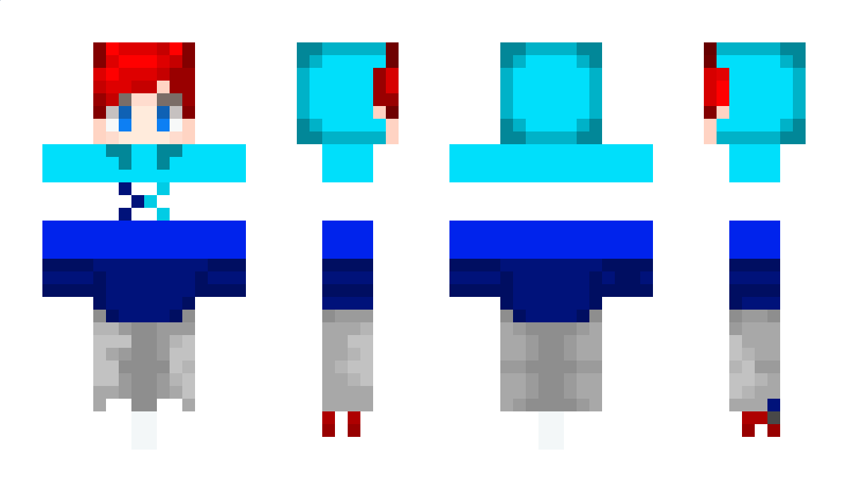 AgentPopo Minecraft Skin