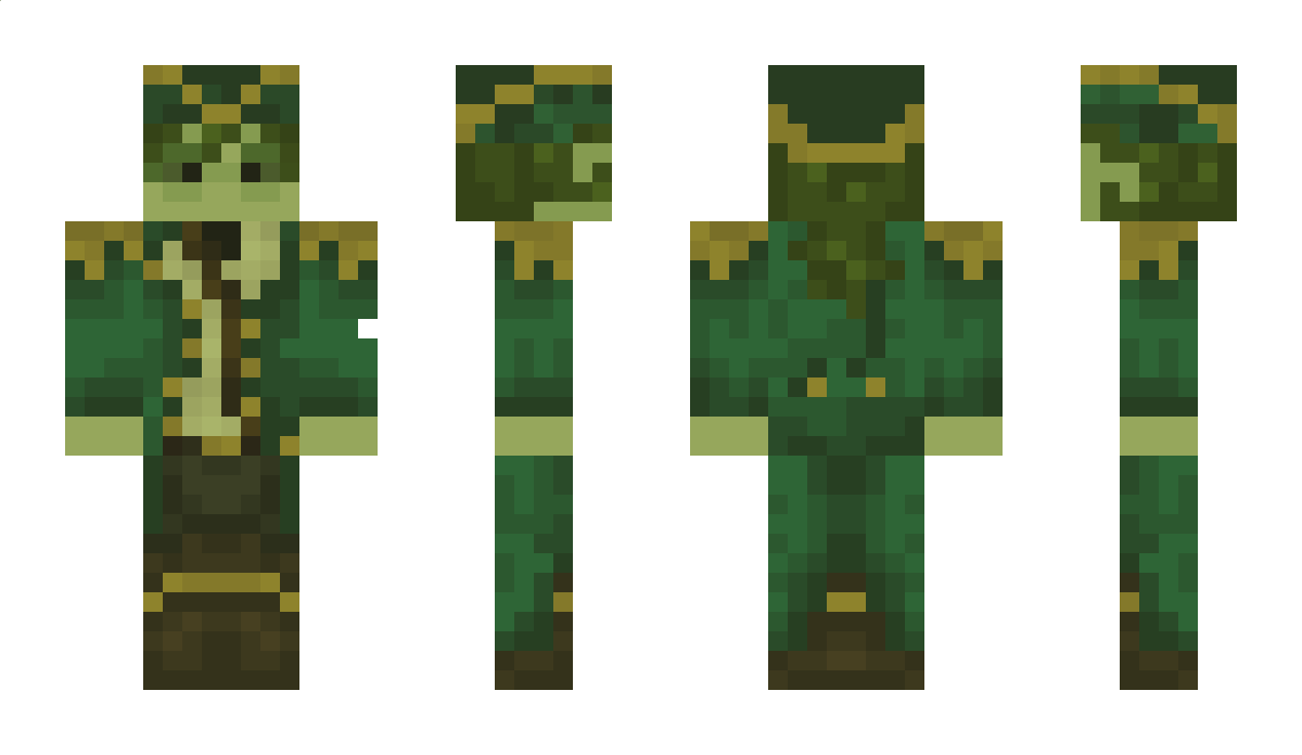 DrownedPirate Minecraft Skin