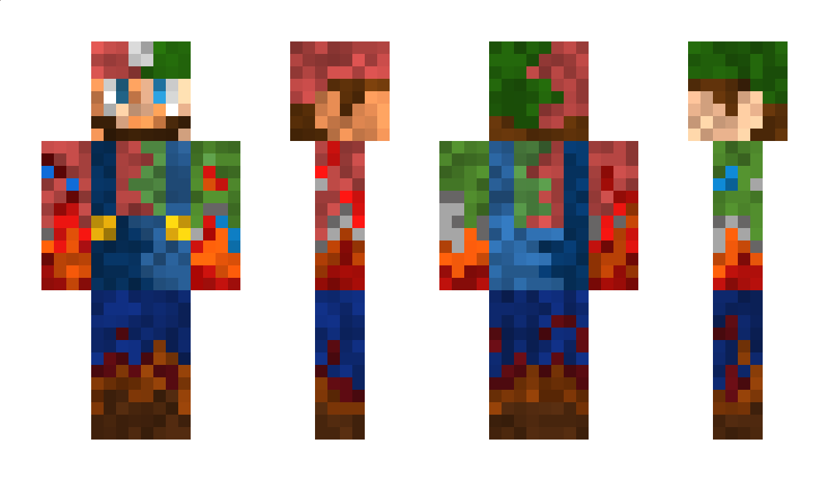 MarioBros Minecraft Skin