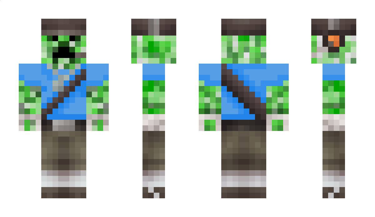 GreenFox Minecraft Skin