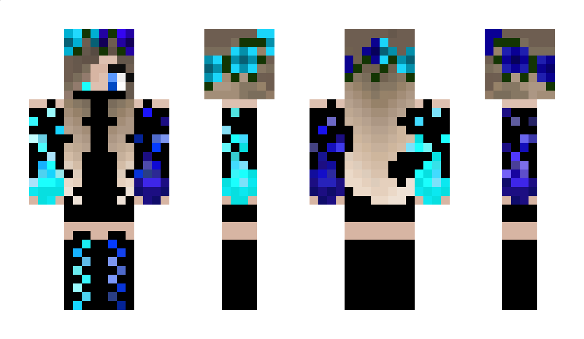 blue_gradient Minecraft Skin