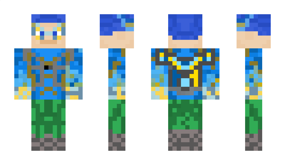 OneBlueEyeDog Minecraft Skin