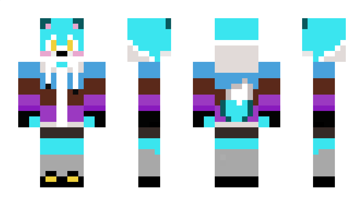 The_Cyan_Husky Minecraft Skin