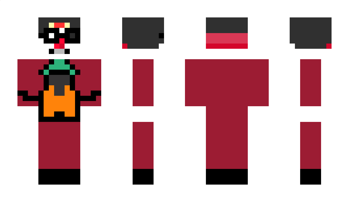 PuppetTheClown Minecraft Skin