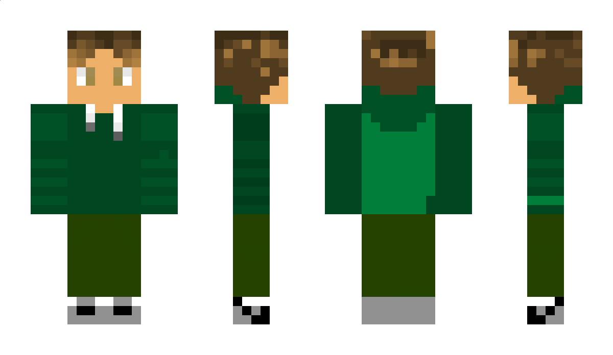 Green_Hoodie Minecraft Skin