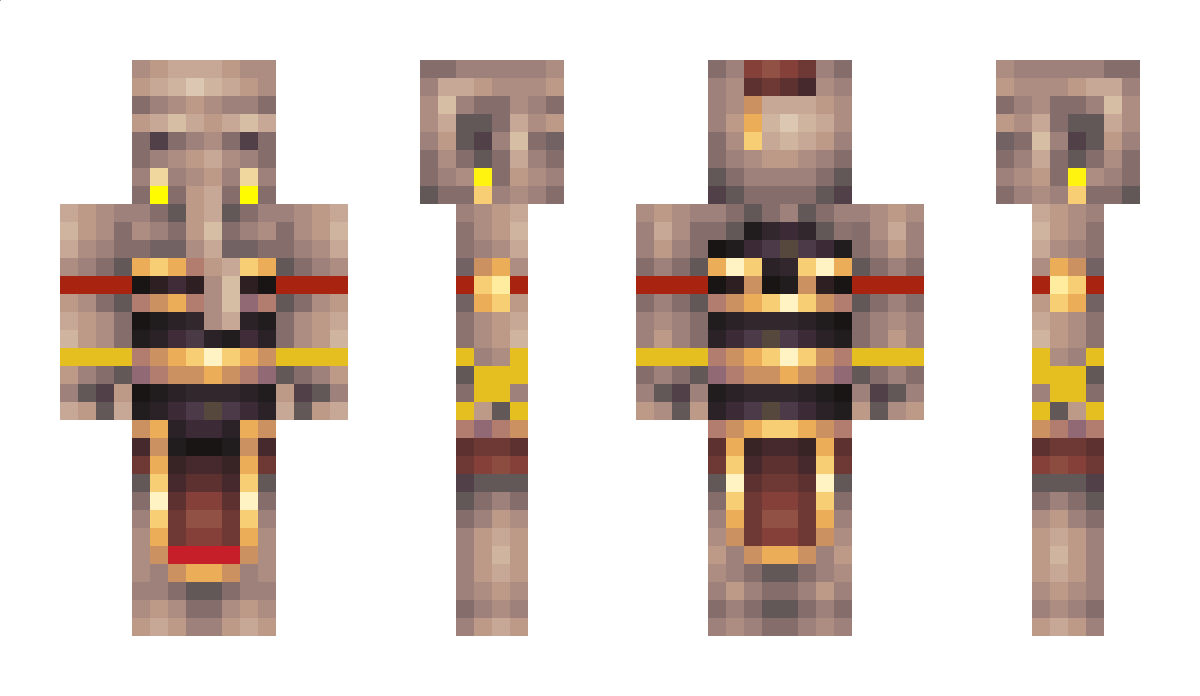YellowVisor Minecraft Skin