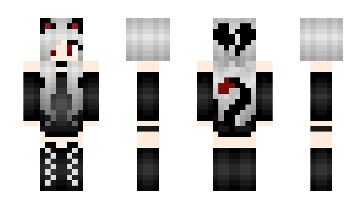 WitheredNeko Minecraft Skin